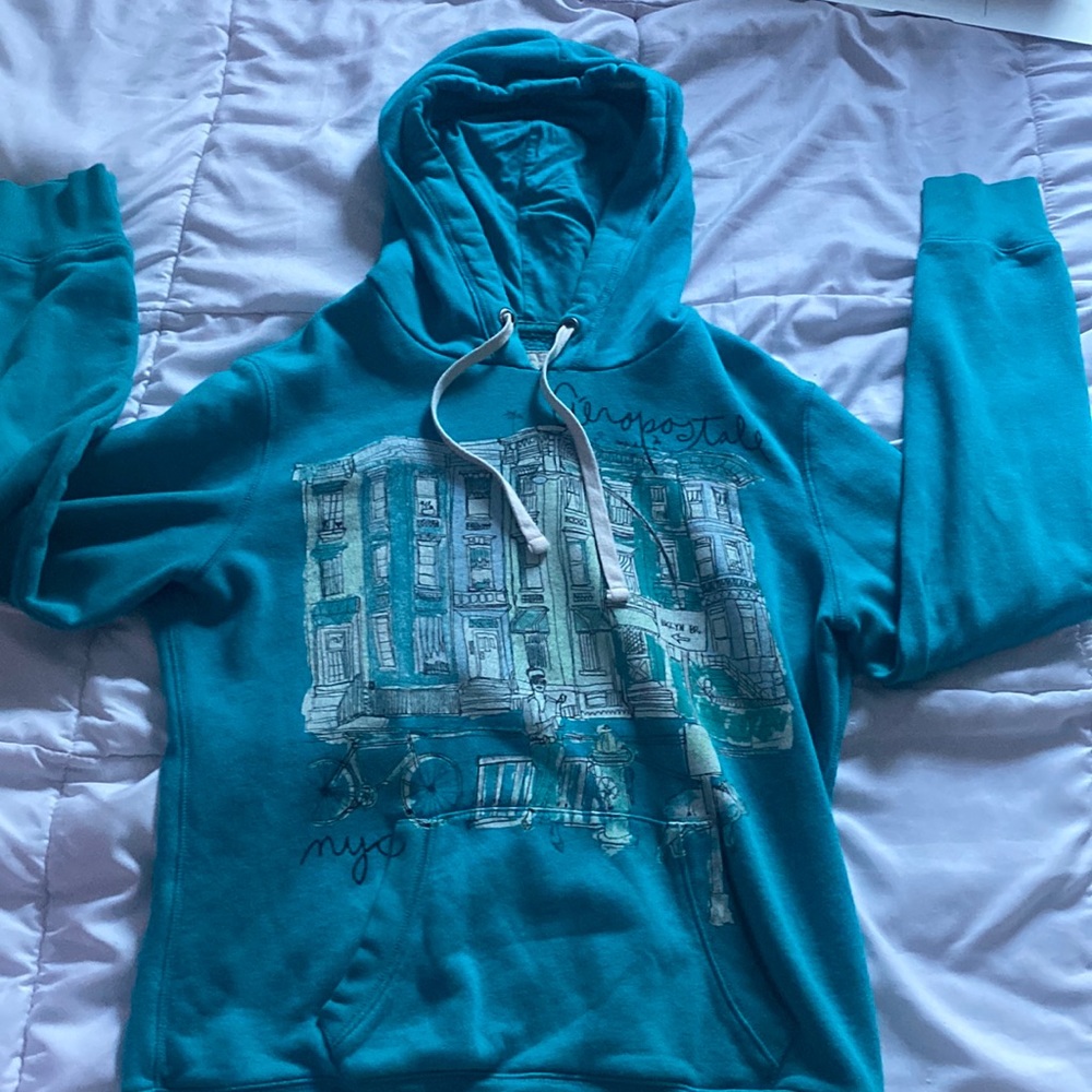 Aeropostale blue hoodie
